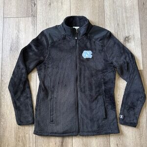 NCAA UNC North Carolina Tarheels Women's Large Black Full Zip Jacket Champion‎